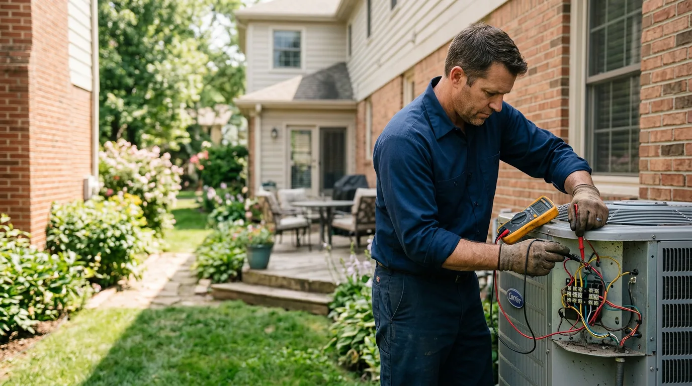 HVAC technician working near Pine Haven, WY